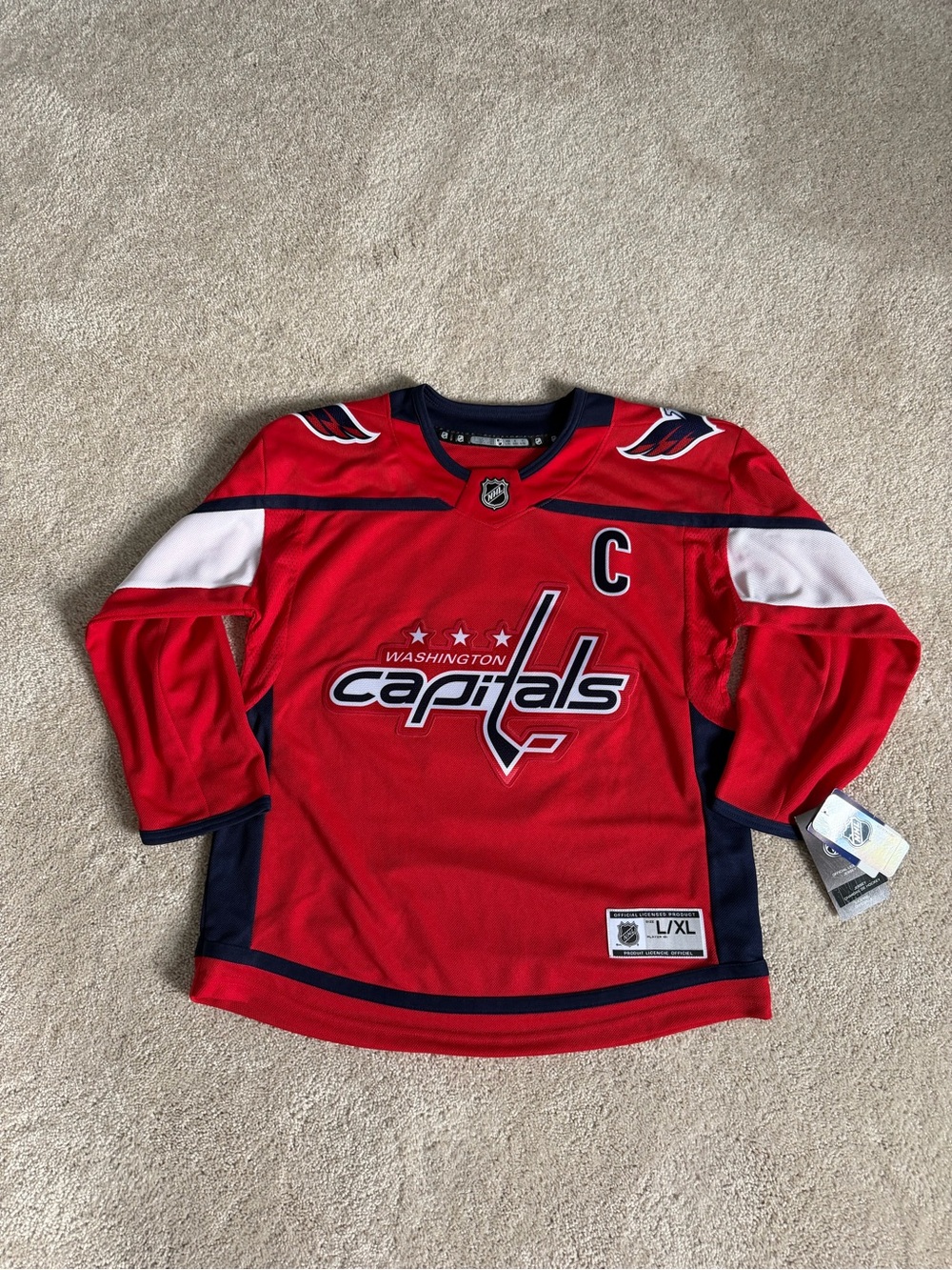 NWT NHL Washington Capitals Alexander Okechkin Kids' Hockey Jersey